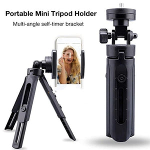 Portable Mini Tripod Holder Stand 360 Degree Rotation