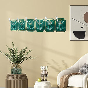 Wall Mounted Sticky Hooks Strip